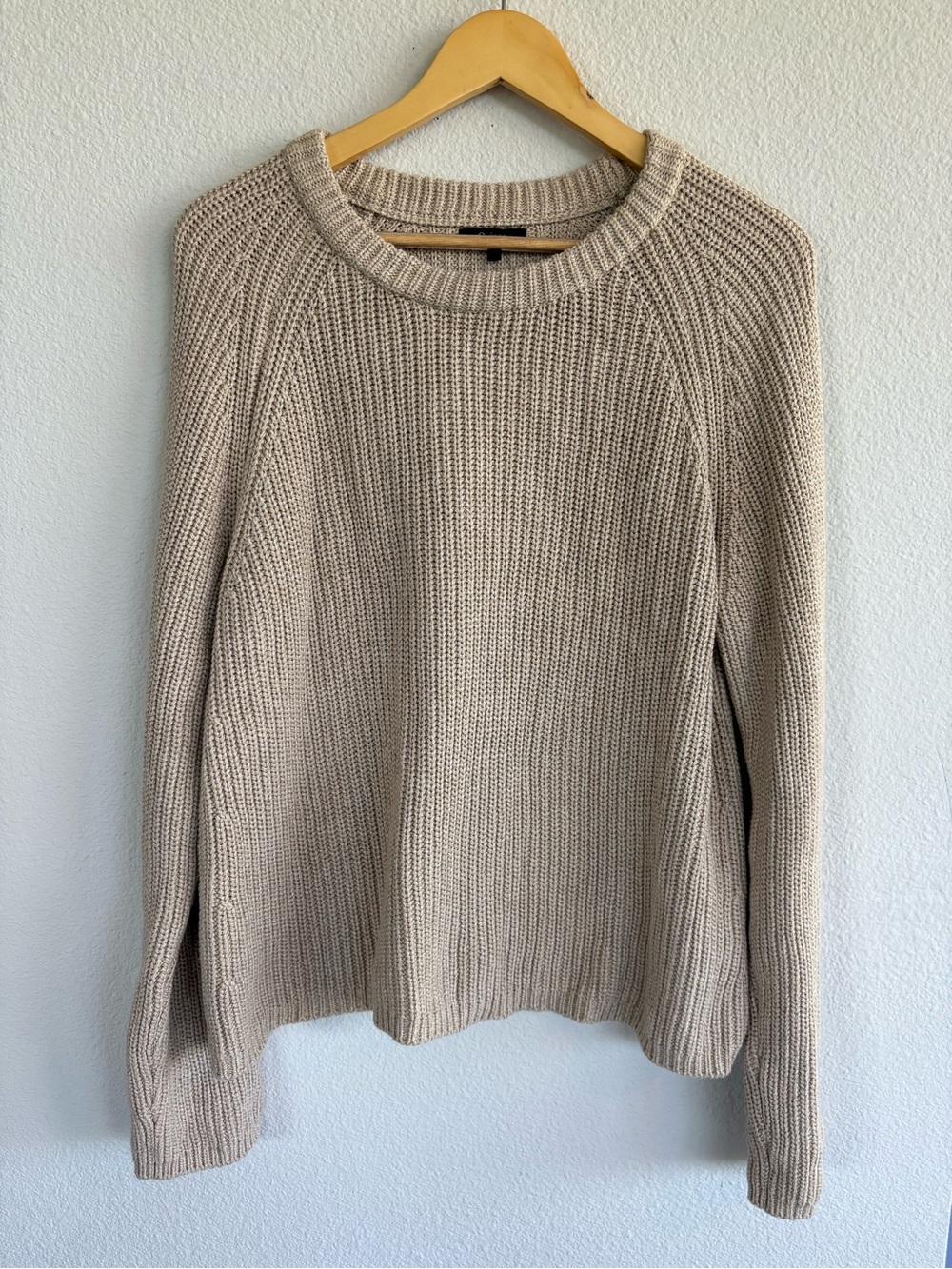Quince 100% cotton Fisherman Crew sweater